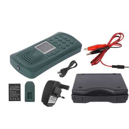 CP‑387B lecteur de sons d'appelant d'oiseau de chasse sans télécommande avec fonction de lampe de poche de synchronisation UK PLUG