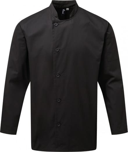 Schort/Tuniek/Werkblouse Unisex S Premier Black 65% Polyester, 35% Katoen