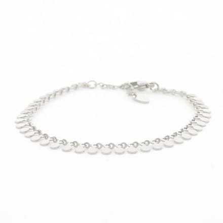 Kalli Armband Circles 2 mm Zilver