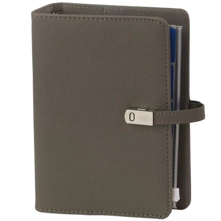 1111-17 Personal Ring Agenda Grijs 1 week per 2 paginas 2026-2027-2028