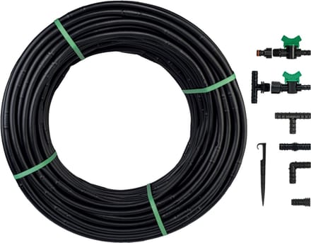 Bradas Water Flow Drip - Druppelirrigatiesysteem - 50m - Inclusief Accessoires - Waterbesparing