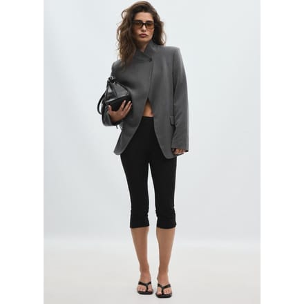Stradivarius Asymmetrische blazer  Grijs L