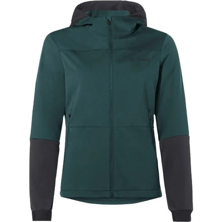 Damesjack met rits en capuchon VAUDE Qimsa hooded softshell