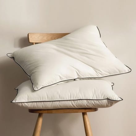Luxe Donskussen Set van 2 - 50 x 75 cm - Zacht Medium Slaapkussen van Biologisch Katoen