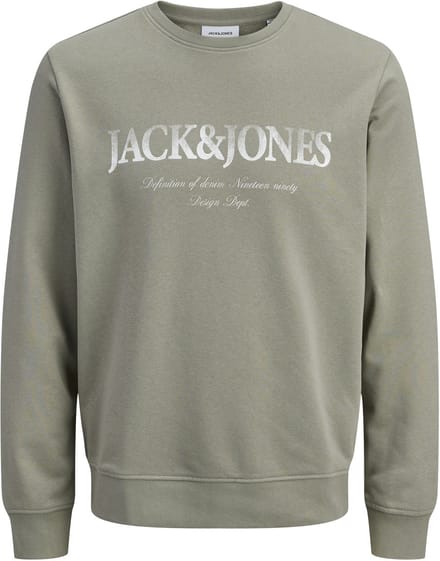JACK&JONES PLUS - JJDEVIN DAYTONA PRINT SWEAT CREW N PLS PLUS - Heren PLUS - Sweaters