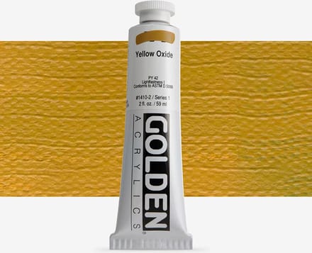 Golden Heavy Body Acrylverf serie 1 | Yellow Oxide (1410-2) 59ml