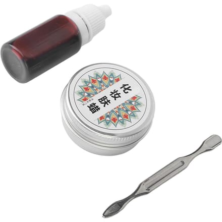 0.53oz Littekenwas 10ml Nepbloed Kunstmatige Wond Modellering Bloed Huidwas met Spatel white