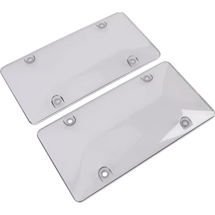 2 Stuks 12x6in Kentekenplaathouder Transparant Beschermend Nummerplaathouder Schild Universele Pasvorm voor VS