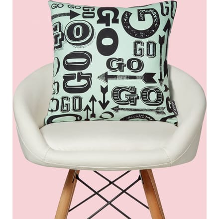Monopoly Go! Letterpress Square Cushion - 60x60cm - Soft Touch