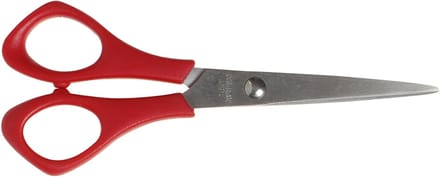 Schoolscharen, L: 14 cm, puntig, linkshandig, 1 stuk