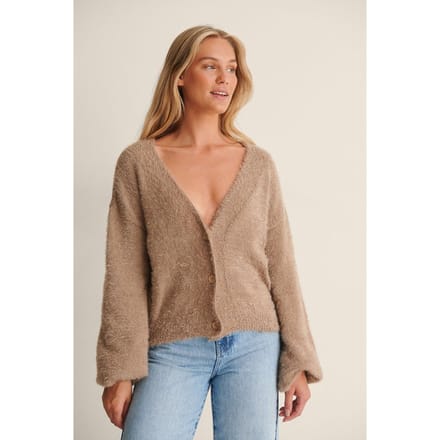 na-kd Oversized Knitted Dames Trui - Maat Small