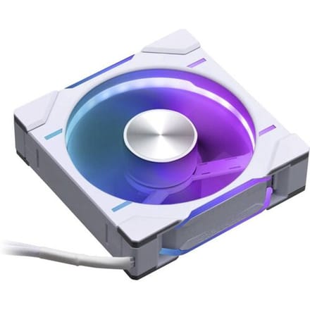 Phanteks D30 PWM Reverse Airflow D-RGB PC-ventilator Wit (b x h x d) 120 x 120 x 30 mm