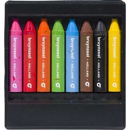 Waskrijt Bruynzeel Kids Pocoyo assorti 8 stuks