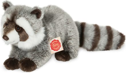 Hermann Teddy Knuffeldier Wasbeer - zachte pluche stof - premium knuffels - multi kleuren - 29 cm
