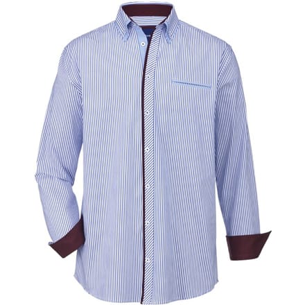 Babista herren Overhemd - 45/46 - lichtblauw - Plus Size