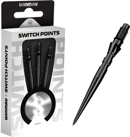 Winmau Switch Point Groove Black 30 mm