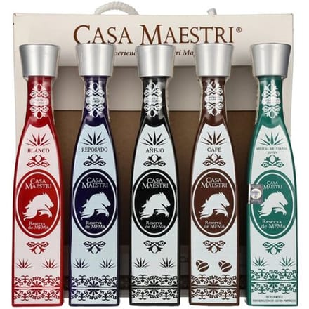Casa Maestri MFM Tequila Gift Set 40% Vol. 5x0,1l
