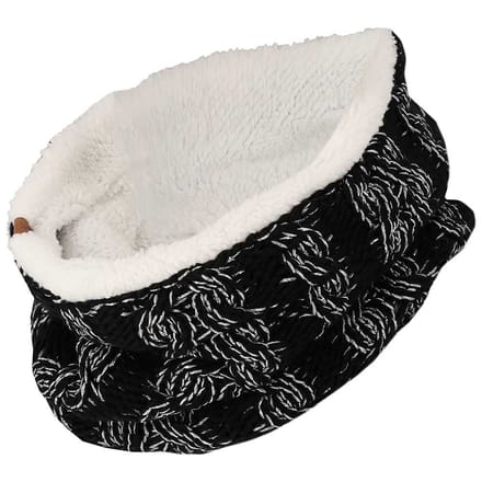 Sarlini - Ski Colsjaal dames - Fashion - Zwart - One Size