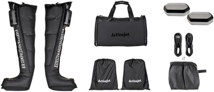 Activejet Serie - Pneumatische Lymfemassage Apparaat - Compressie - Zwart
