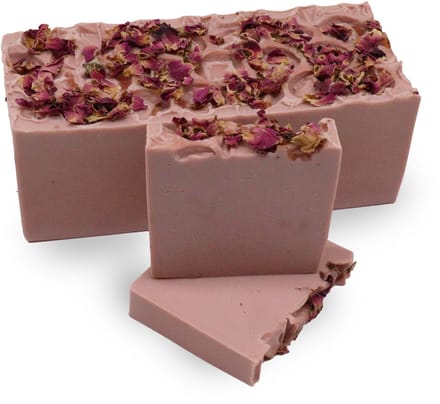 Rojafit - Natuurzeep - Handgemaakt - Rozen & Vanille - Plak van +/- 100 gram.