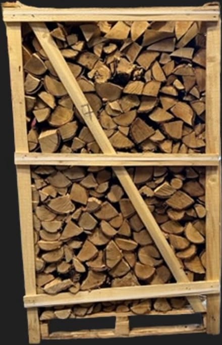 B-lazy brandhout beuk ovengedroogd hele pallet (blokken ca. 25 cm)