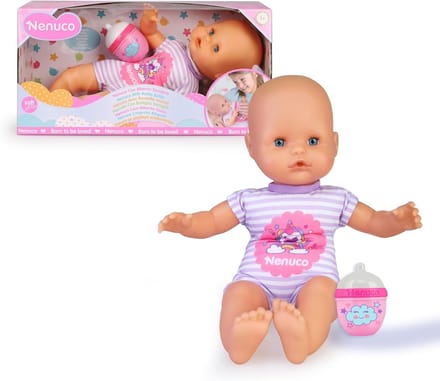 Nenuco babypop met rammelaar fles