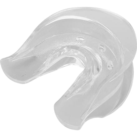 Garde-dent 3 Trous Anti-Bruxisme Garde-dent de Nuit Dentaire Rétenteur d'Alignement white