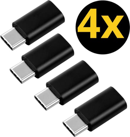Set van 4 - USB-C naar Lightning - USB C naar 8pin converter - USB C HUB - Verloop