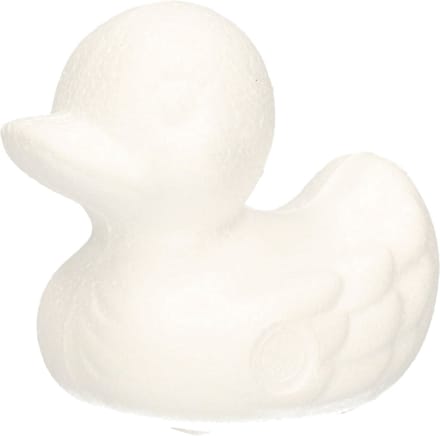 Rayher hobby materialen - Piepschuim dieren figuren - eendjes - wit - 7 cm - zelf schilderen