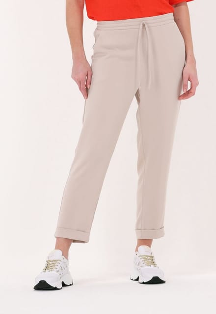 Access Sweat Pants With Tun-up Hems Broeken Dames - Zand - Maat 42