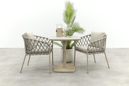 Sara/Emma bistroset (3-dlg) - Latte