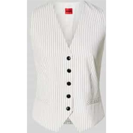 regular fit bodywarmer met streepmotief model 'AUMARE'