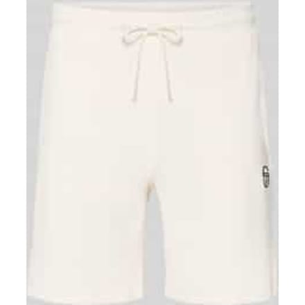 Shorts met logo-stitching model 'EGEO'