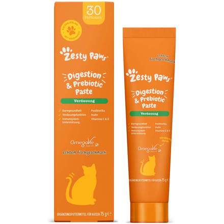 75g Zesty Paws Kattenverteringspasta kattensnacks
