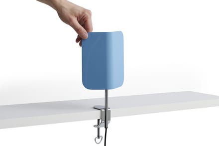 HAY Apex Wandlamp met Klem Pastelblauw