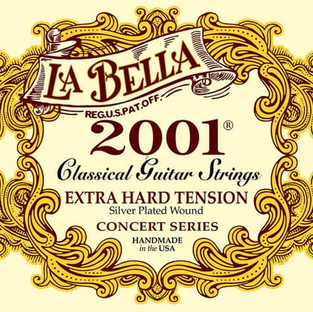 La Bella 2001XH Snaren voor Klassieke Gitaar - Extra Hoge Spanning