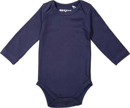 Dirkje Basic romper lange mouw navy maat 50/56
