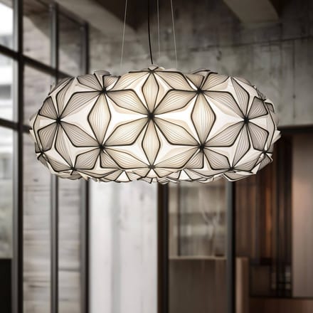 SLAMP C'Est La Vie Hanglamp Groot Zwart met Zwart Snoer