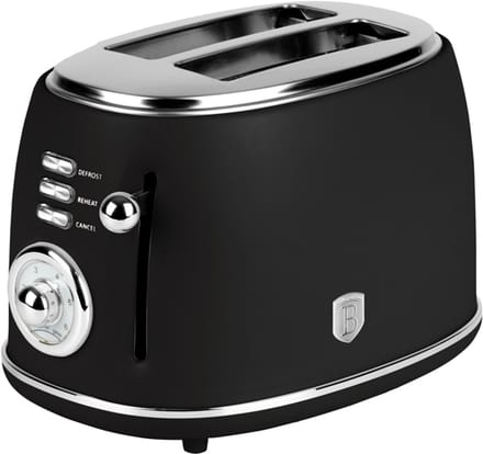 Berlinger Haus 9642 - Broodrooster - Toaster - Matt Black Collection - zwart