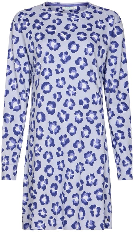 Rebelle - Nachthemd - Leopard Lilac - Katoen - Paars - Maat 40