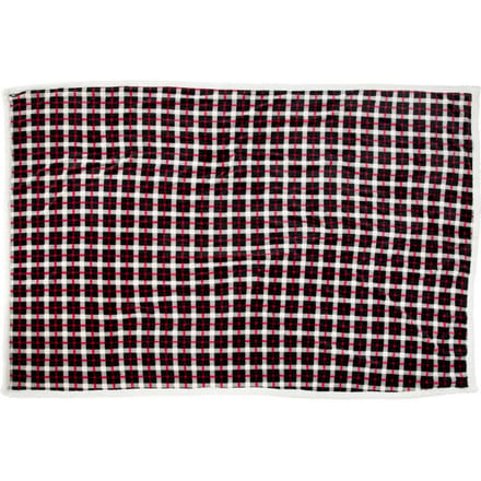 Trespass Vallon Sherpa Deken (Rood/zwart/wit)