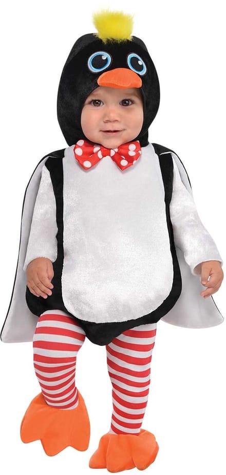 Amscan Kostuum Pinguïn Polyester Zwart/wit 6-12 Maanden