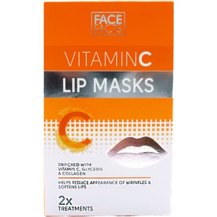 Face Facts Vitamine C Lip Masker - 2 stuks