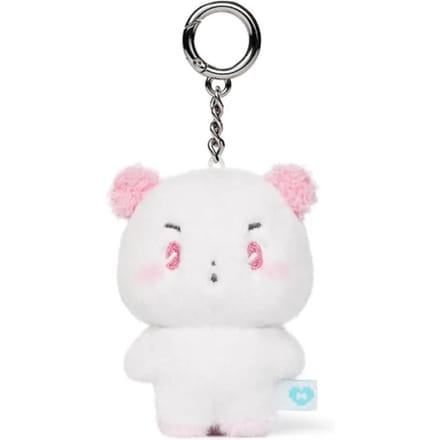 PLAVE [Boutique Éphémère du 2e Anniversaire: Joyeux Jour de Plave] Porte-clés Peluche MMMM Bamby white