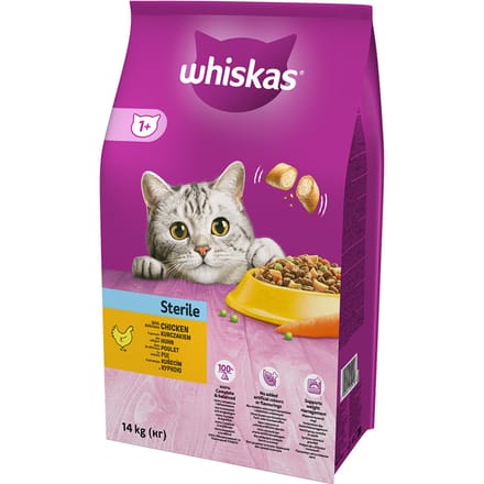 Whiskas - Steriliseren Droogvoer - Kurkuma - 14kg