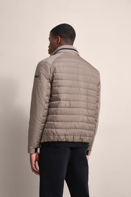 Bugatti Herren Blouson met doorgestikte voorkant
