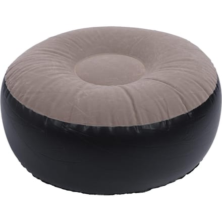 Opblaasbare kruk met vlokken, multifunctioneel, lichtgewicht, draagbaar, ergonomisch ontwerp, rond, draagbaar koffie