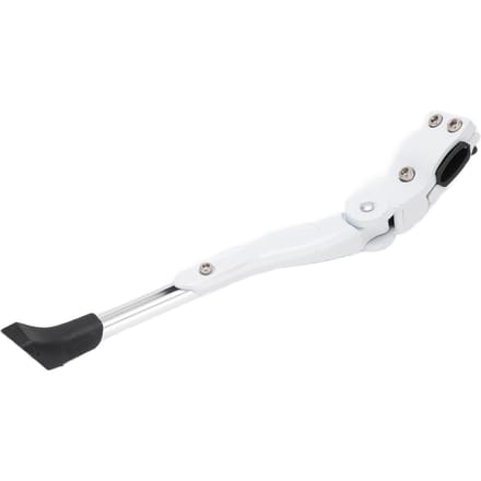 Béquille de vélo réglable en alliage d'aluminium pour VTT et vélo de route, blanche white
