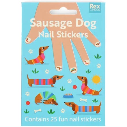 Hond nagelstickers worst kindertijd Rex London (x30)