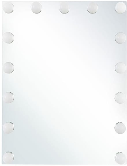 LUCENAY - LED-spiegel - Zilver - IJzer